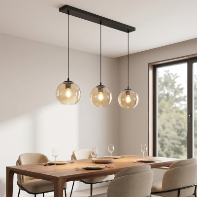 Design lampa wisząca bursztynowa, Giada