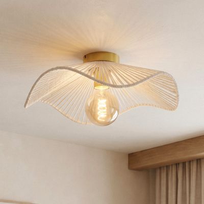 Japandi lampa sufitowa mosiądz, Annelot