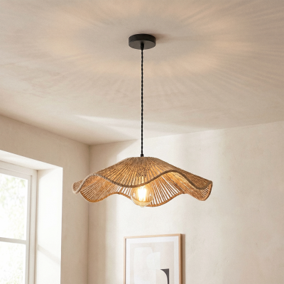 Rustykalna lampa wisząca brązowa, Annelot