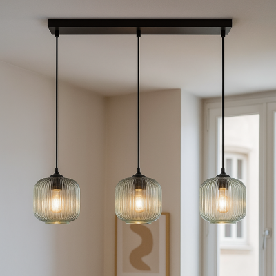 Design lampa wisząca zielona, Charlois