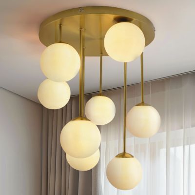 Design lampa sufitowa mosiądz, Stacy