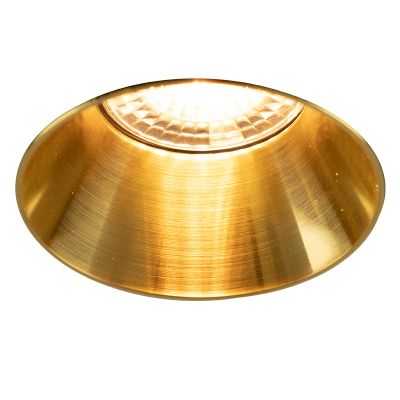Aluminiowa oprawa sufitowa wpuszczana trimless mosiądz, Sanaz