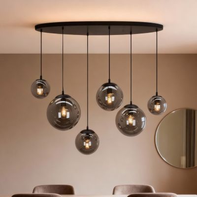 Design lampa wisząca szara, Dolf