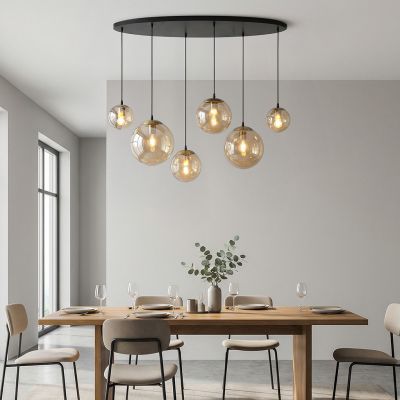 Design lampa wisząca bursztynowa, Dolf