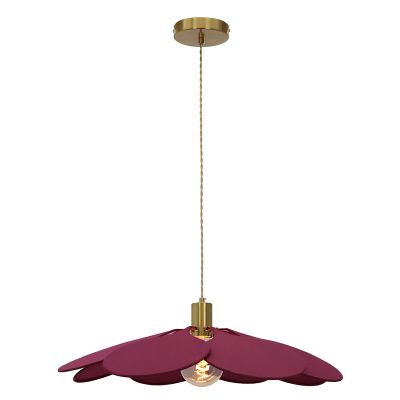 Rustykalna lampa wisząca bordowa, Nena