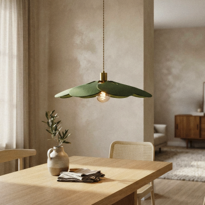 Japandi lampa wisząca zielona, Nena