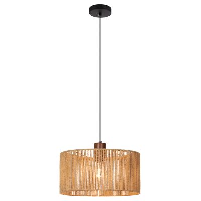Rustykalna lampa wisząca brązowa, Selena