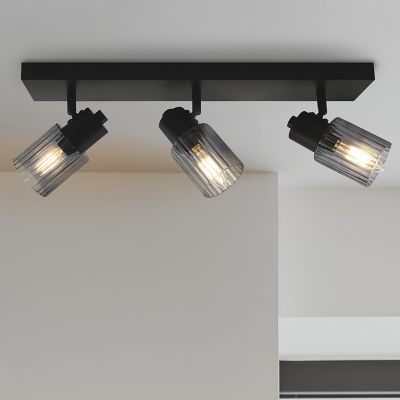 Retro spot sufitowy szary, Omer