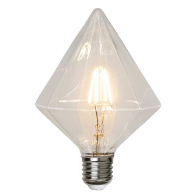 Diamentowa lampa LED E27 Coen, 3,2 W, 2700 K (bardzo ciepła biel)