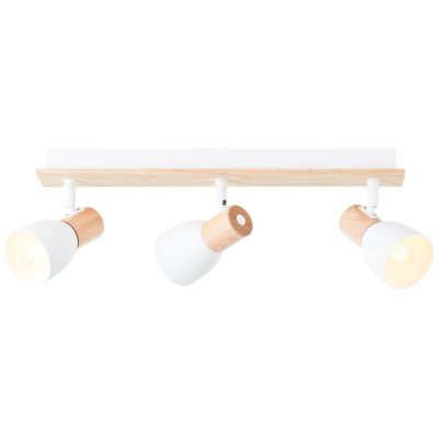 Rustykalny spot sufitowy biały, Tyrone