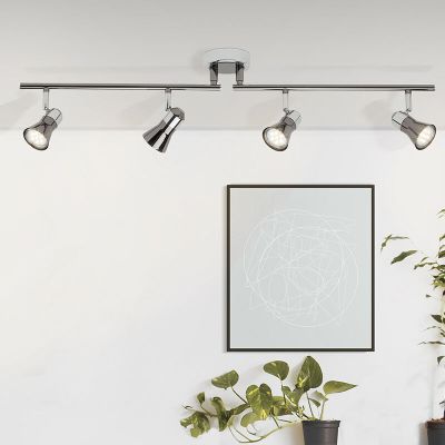 Metalowy spot sufitowy chromowany, Levijn