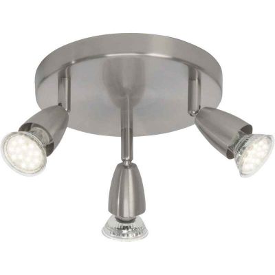 Metalowa lampa sufitowa chromowana, Keysha, 3W, 3000K LED