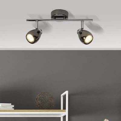 Metalowa lampa sufitowa czarna, Khadra, 3W, 3000K LED