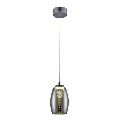 Nowoczesna lampa wisząca chromowana, Aliyah, 5W, 3000K LED