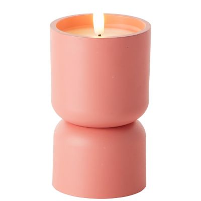 Plastikowa lampa stołowa ogrodowa różowa, Zaki, 2700K LED, IP44