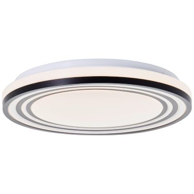 Nowoczesna lampa sufitowa czarna, Merlijn, 24W, 3000K LED