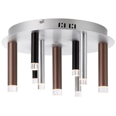 Nowoczesna lampa sufitowa srebrna, Olivia, 4W, 3000K LED