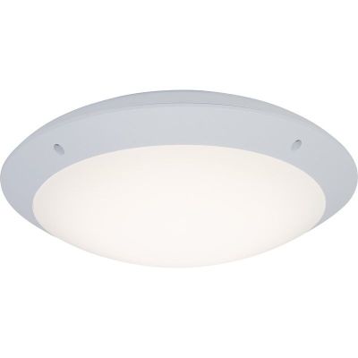 Plastikowa lampa zewnętrzna biała, Jeara, 12W, 4000K LED, IP66