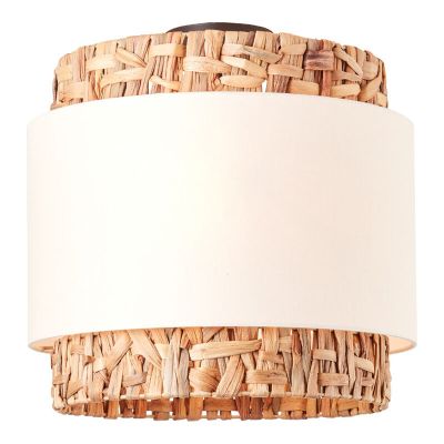 Rustykalna lampa sufitowa brązowa, Vibeke