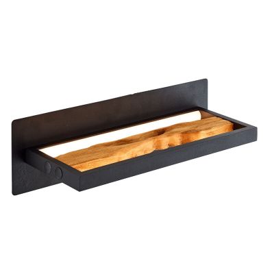 Rustykalny kinkiet brązowy, Raynor, 9,5W, 3000K LED