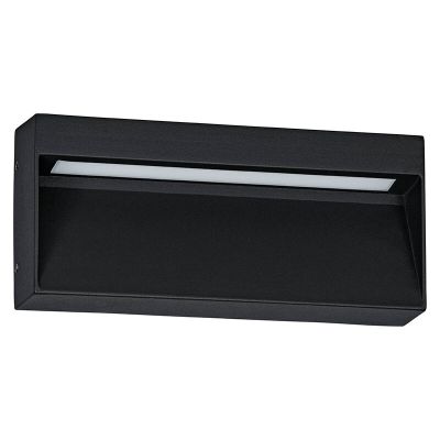 Aluminiowa nowoczesna lampa zewnętrzna czarna, Lamar, 4,8W, regulowana ciepła do zimnej bieli LED, IP65