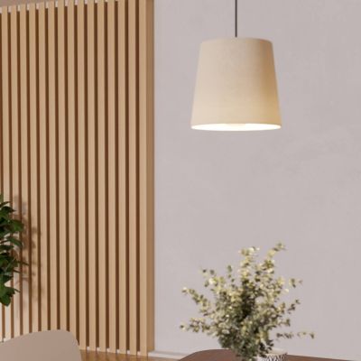 Tkanina nowoczesna lampa wisząca czarna, Siham