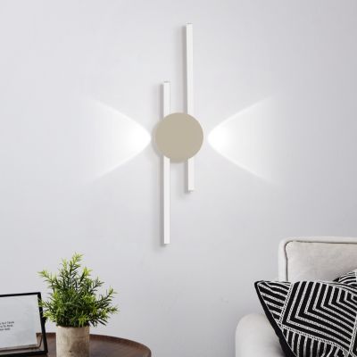 Aluminiowy design kinkiet brązowy, Vixa, 20W, 3000K LED