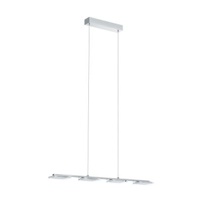 Plastikowa nowoczesna lampa wisząca chromowana, Pace, 5W, 3000K LED