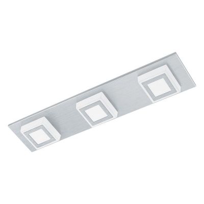 Plastikowy nowoczesny plafon sufitowy srebreny, Elsien, 3W, 3000K LED