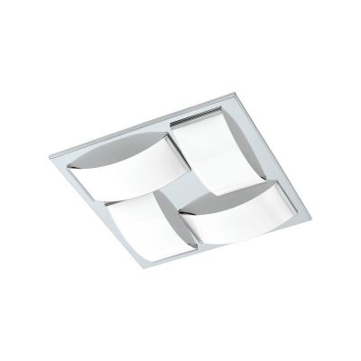 Szklany kinkiet chromowany, Almina, 5W, 3000K LED, IP44