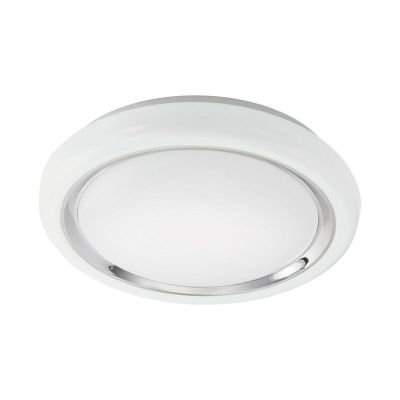 Plastikowa nowoczesna lampa sufitowa biała, Carmela, 18W, 3000K LED