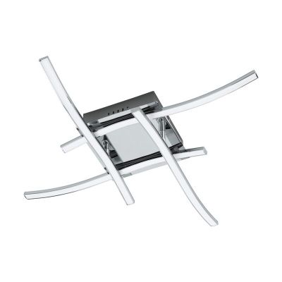 Aluminiowy nowoczesny plafon sufitowy chromowany, Yorian, 5W, 3000K LED