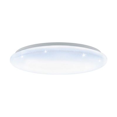 Stalowy plafon sufitowy biały, Patryk, 40W, white switch LED