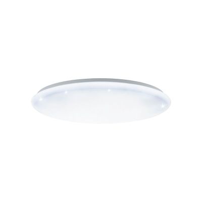 Stalowy plafon sufitowy biały, Patryk, 60W, white switch LED