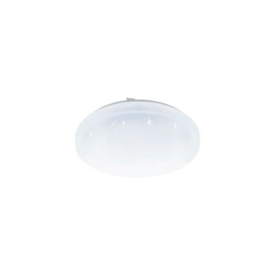 Stalowy plafon sufitowy biały, Eloise, 12W, regulowany kolor LED, IP44