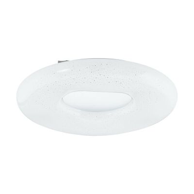 Stalowy plafon sufitowy biały, Ziya, 24W, regulowany kolor LED