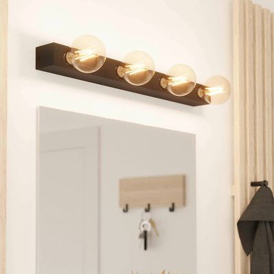 Aluminiowy kinkiet czarny, Raoul