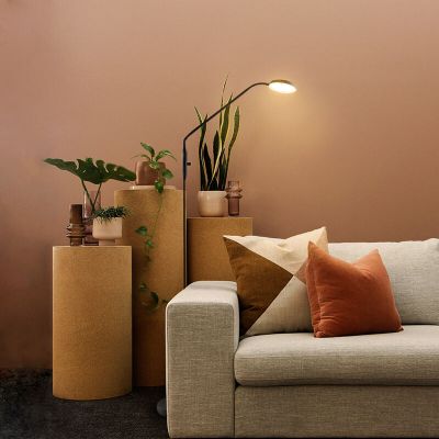 Nowoczesna lampa do czytania stojąca czarna, Salvador, 5W, 3000K LED, z przełącznik