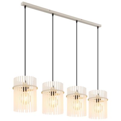 Metalowa design lampa wisząca beżowa, Genelva