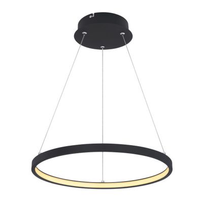 Metalowa nowoczesna lampa wisząca nad stół do jadalni czarna, Jeana, 19W, 3000K LED