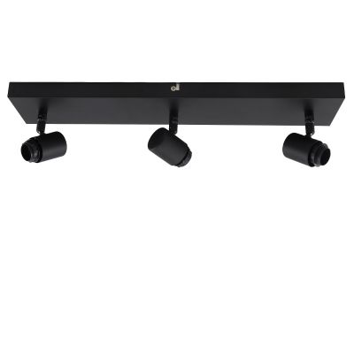 Aluminiowa rozeta do lamp czarna, Rika