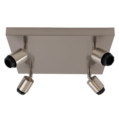 Aluminiowa rozeta do lamp srebrna, Rika