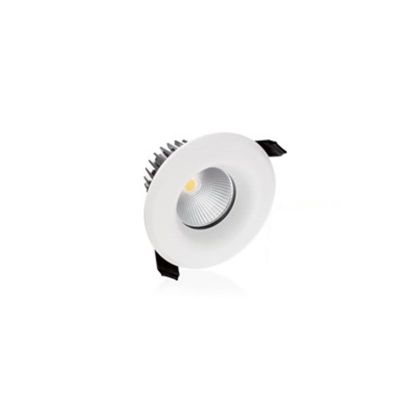 Szklany downlight biały, Rexe, 9W, 3000K LED, IP65
