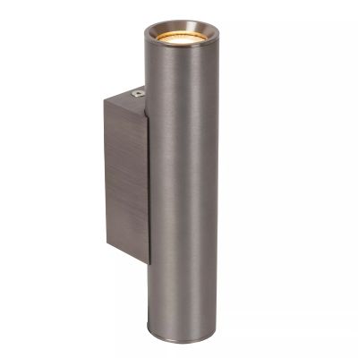 Szary kinkiet up down nowoczesny, Dupla