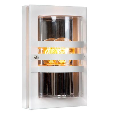 Biała lampa zewnętrzna nowoczesna, Privas, IP44