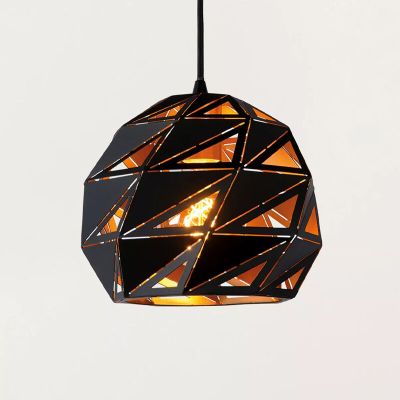 Czarna lampa wisząca nowoczesna, Malunga