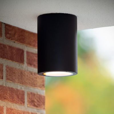 Czarna oprawa natynkowa nowoczesna, Volantis, IP54