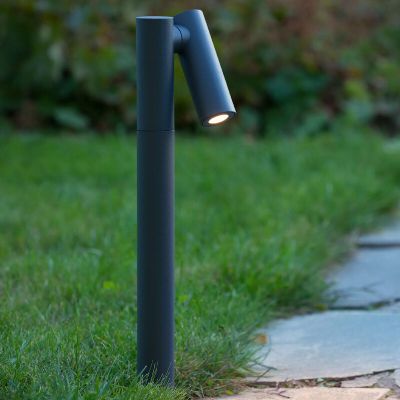 Antracytowa lampa zewnętrzna nowoczesna, Tatum, 4,5W, 3000K LED, IP65