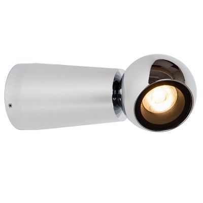 Chromowana lampa zewnętrzna nowoczesna, Ipsos, 5W, 2700K LED, IP54