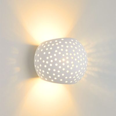 Gipsowy kinkiet up down biały, Gipsy